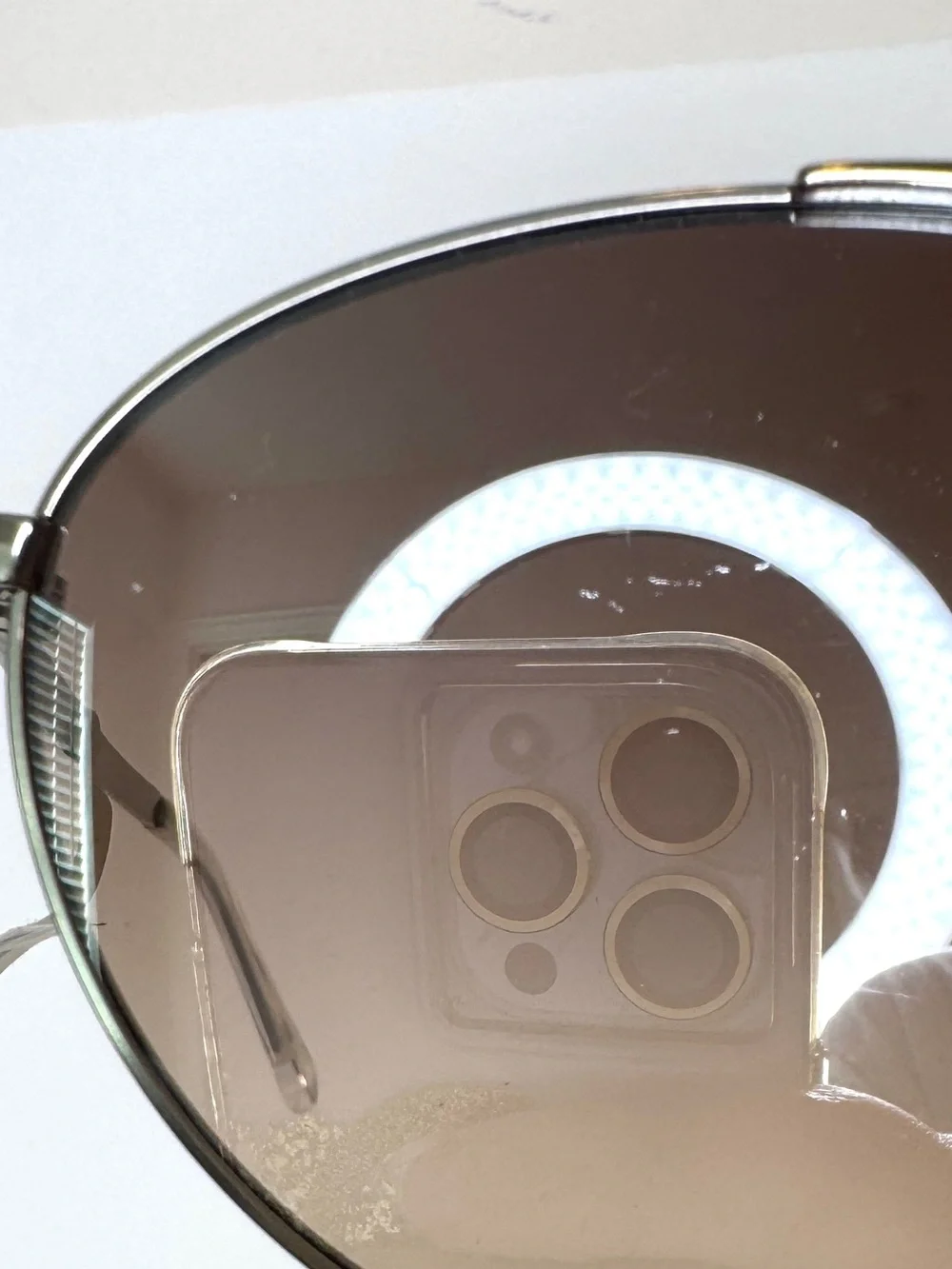 DIANE VON FURSTENBERG Silver Aviator NEW Sunglasses DVF 852S